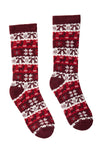 Happy Holidays Alpaca Wool Socks | Warm, Soft & Hypoallergenic Winter Socks for Men & Women