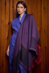 La Vie in Purple Poncho | Soft & Luxury Baby Alpaca Wrap