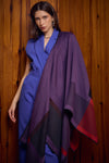 La Vie in Purple Poncho | Soft & Luxury Baby Alpaca Wrap