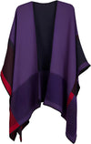 La Vie in Purple Poncho | Soft & Luxury Baby Alpaca Wrap