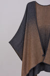 Andean Sunset Gradient Poncho | Luxury Reversible Baby Alpaca Wrap