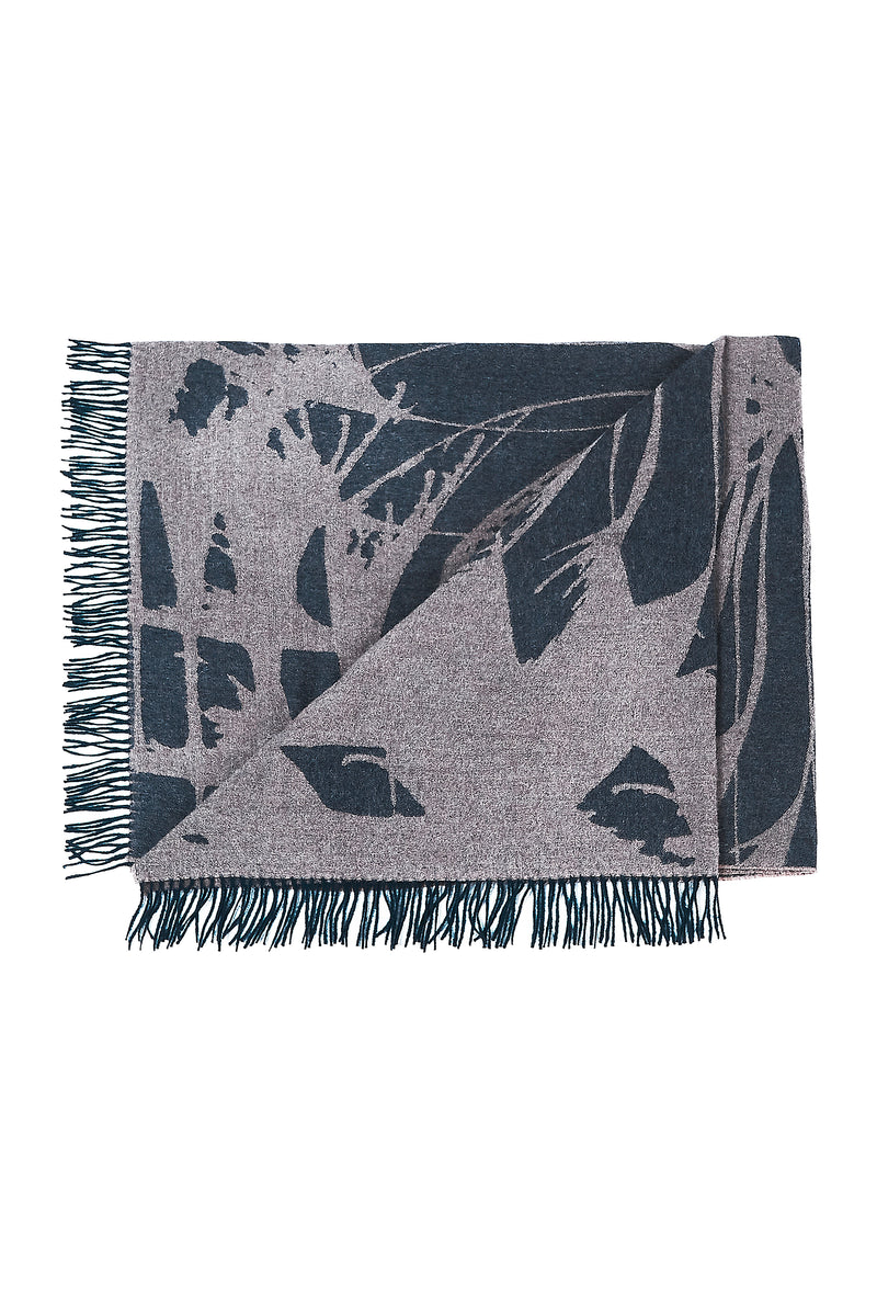 Wildflower Navy blue/Charcoal Throw