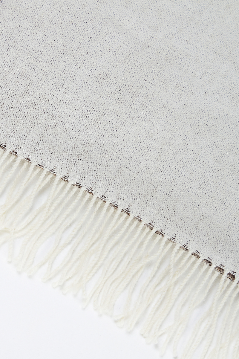 Urpi Baby Alpaca White/Brown Scarf