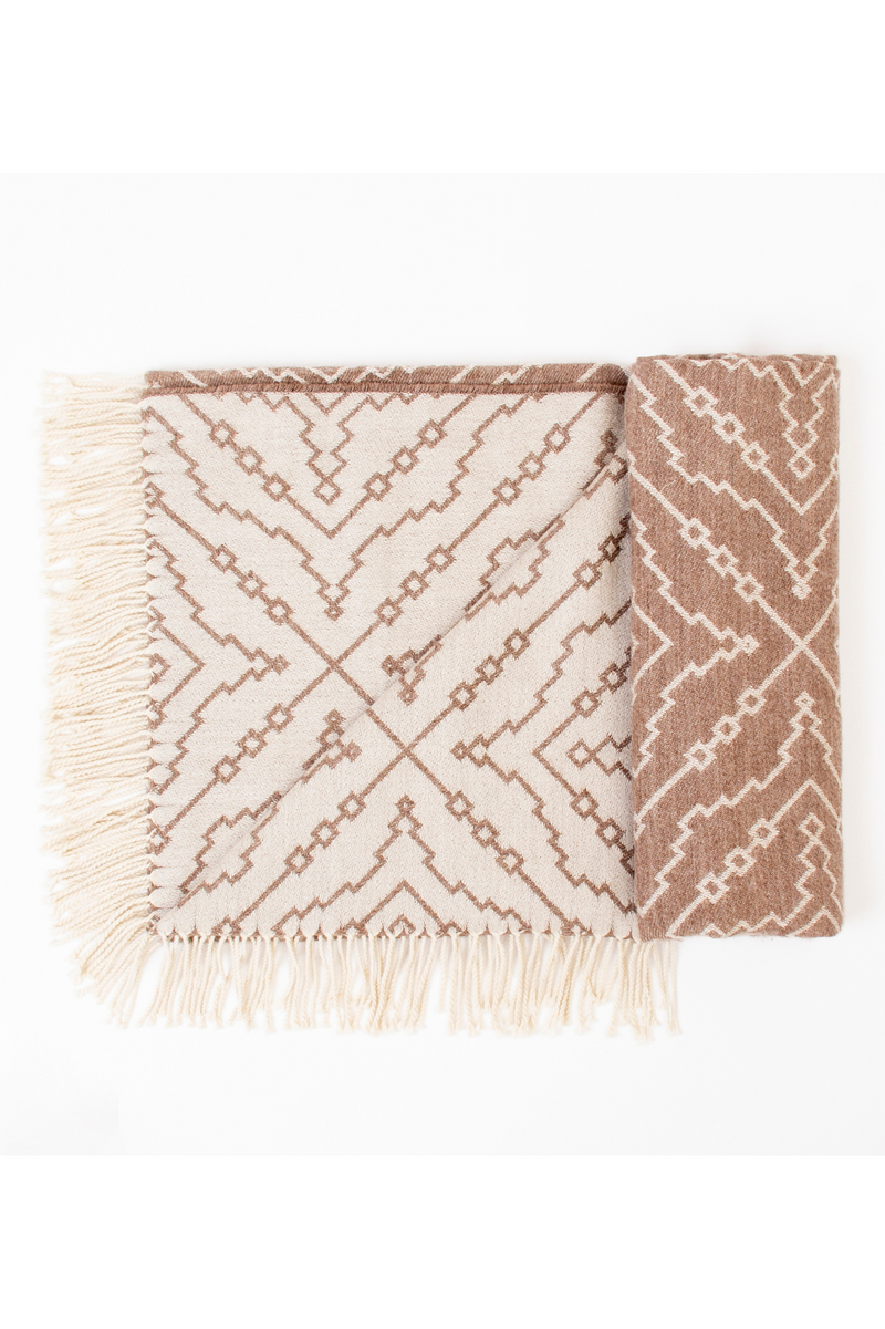 Maras Sand/Ivory Throw