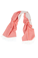 Urpi Baby Alpaca White/Pink Scarf